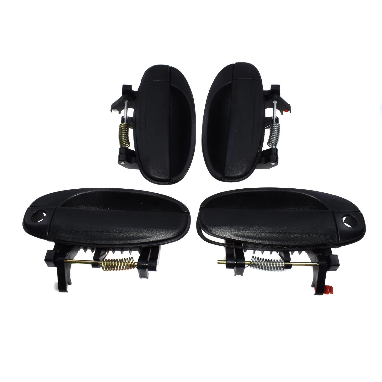 4Pcs Exterior Door Handles Set Black for Chevrolet Aveo5 Aveo 96541631 96541632 6B93BC-57