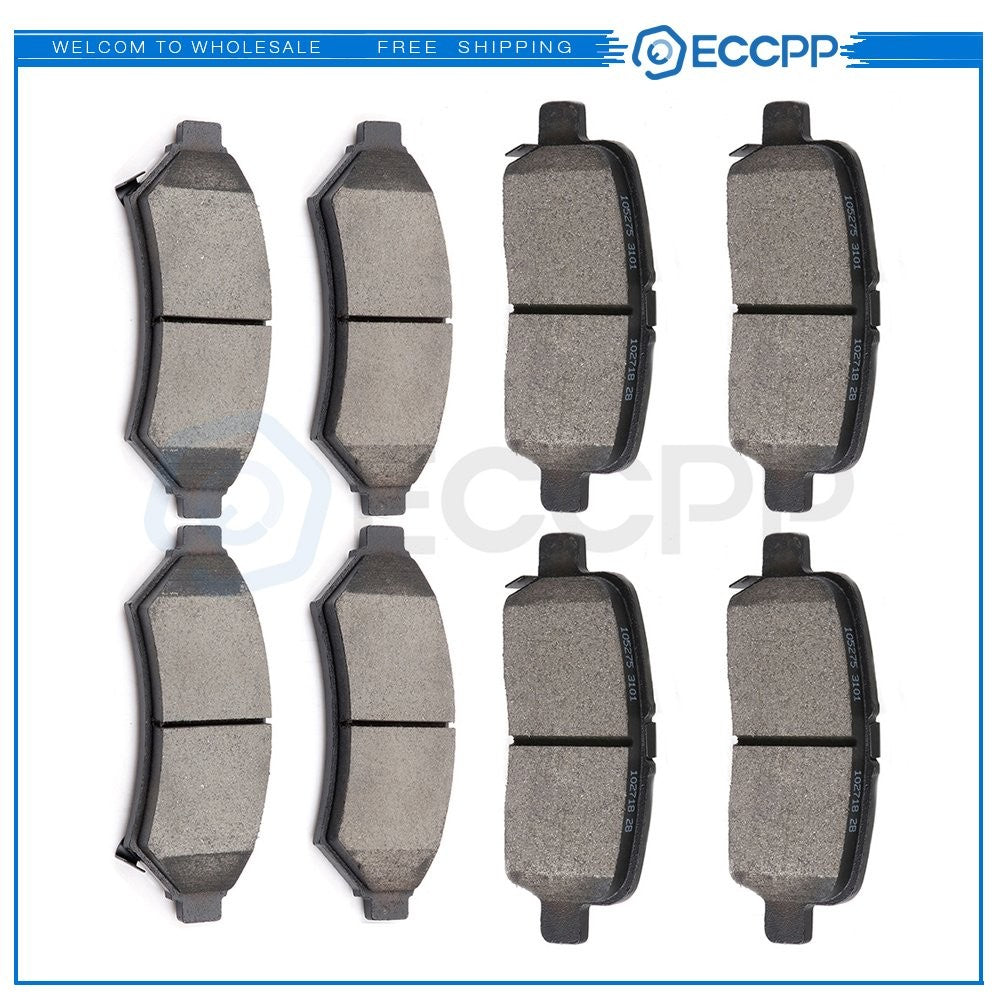 Front Rear Ceramic Brake Pads For Buick Allure Buick LaCrosse Pontiac Grand Prix 6B93BC-57