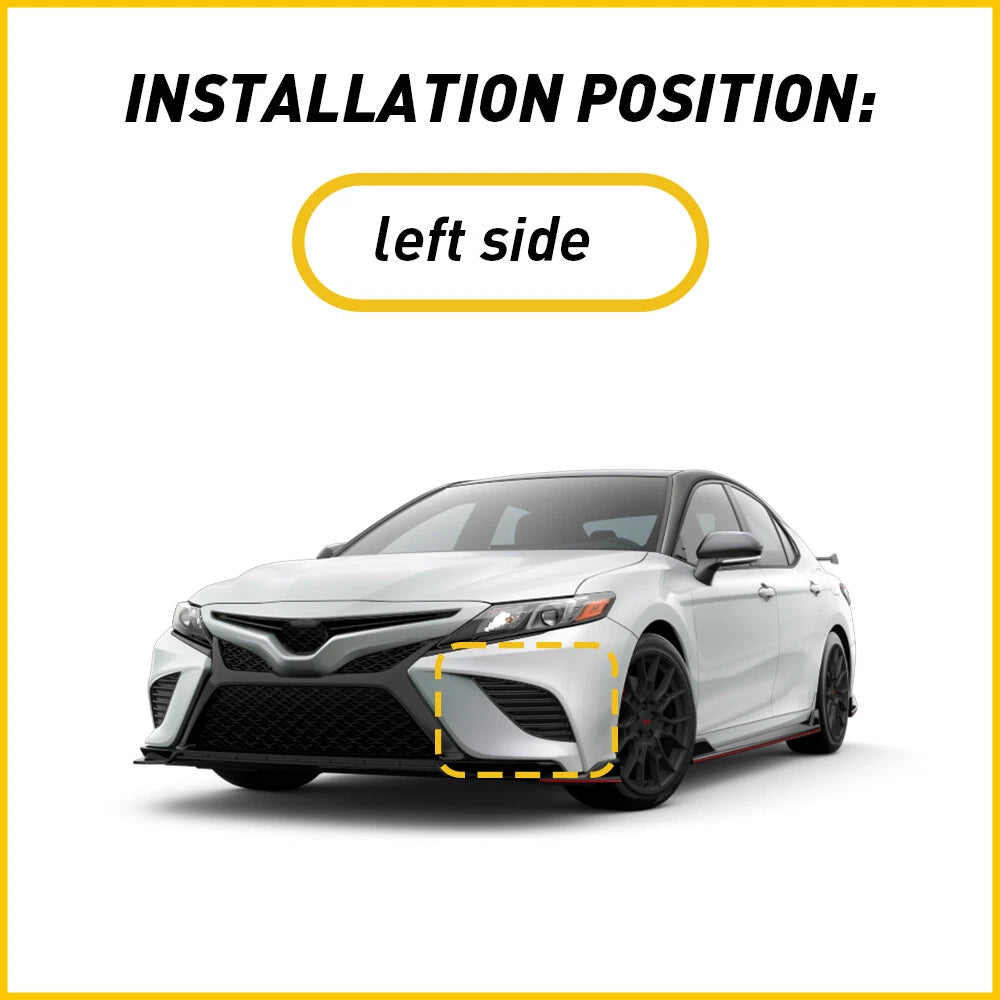 For Toyota Camry SE XSE 2018-2020 Driver Side Front Bumper Fog Light Cover EOA 6B93BC-57
