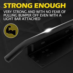 Bull Bar Style Front Bumper License Plate Mount Bracket Holder Off-Road Light EA 6B93BC-57