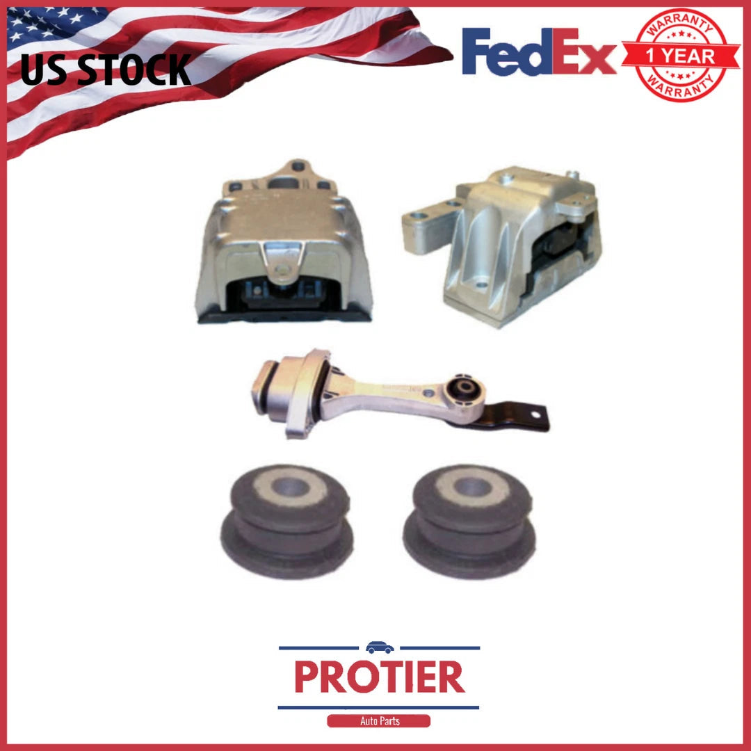 Motor & Trans Mount 5PCS Set For 00-05 Volkswagen Jetta 1.8L for Auto Trans 6B93BC-57