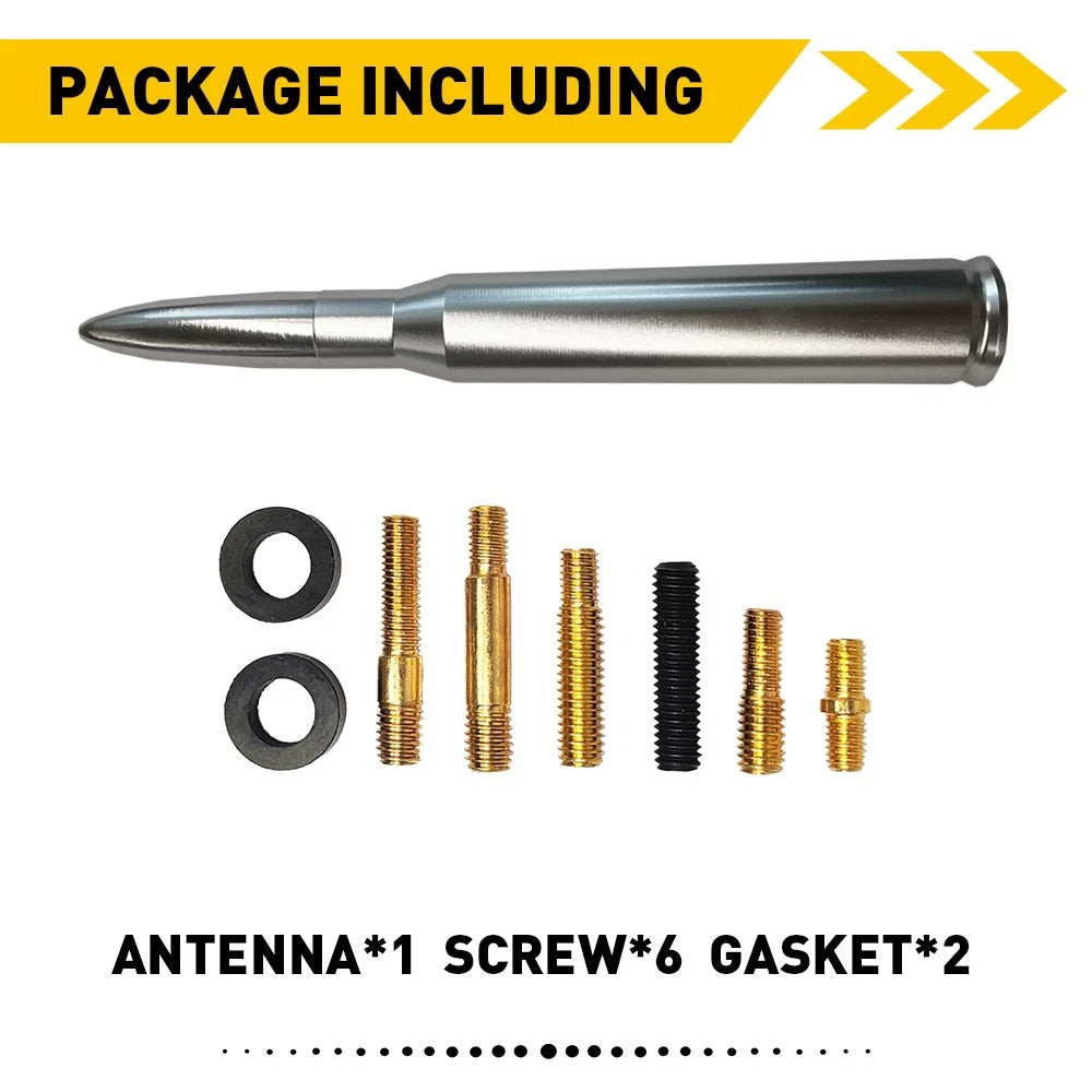 BULLET ANTENNA 50 CAL for CHEVROLET 1500/2500/3500/GMC SilverADO SIERRA EOA 6B93BC-57