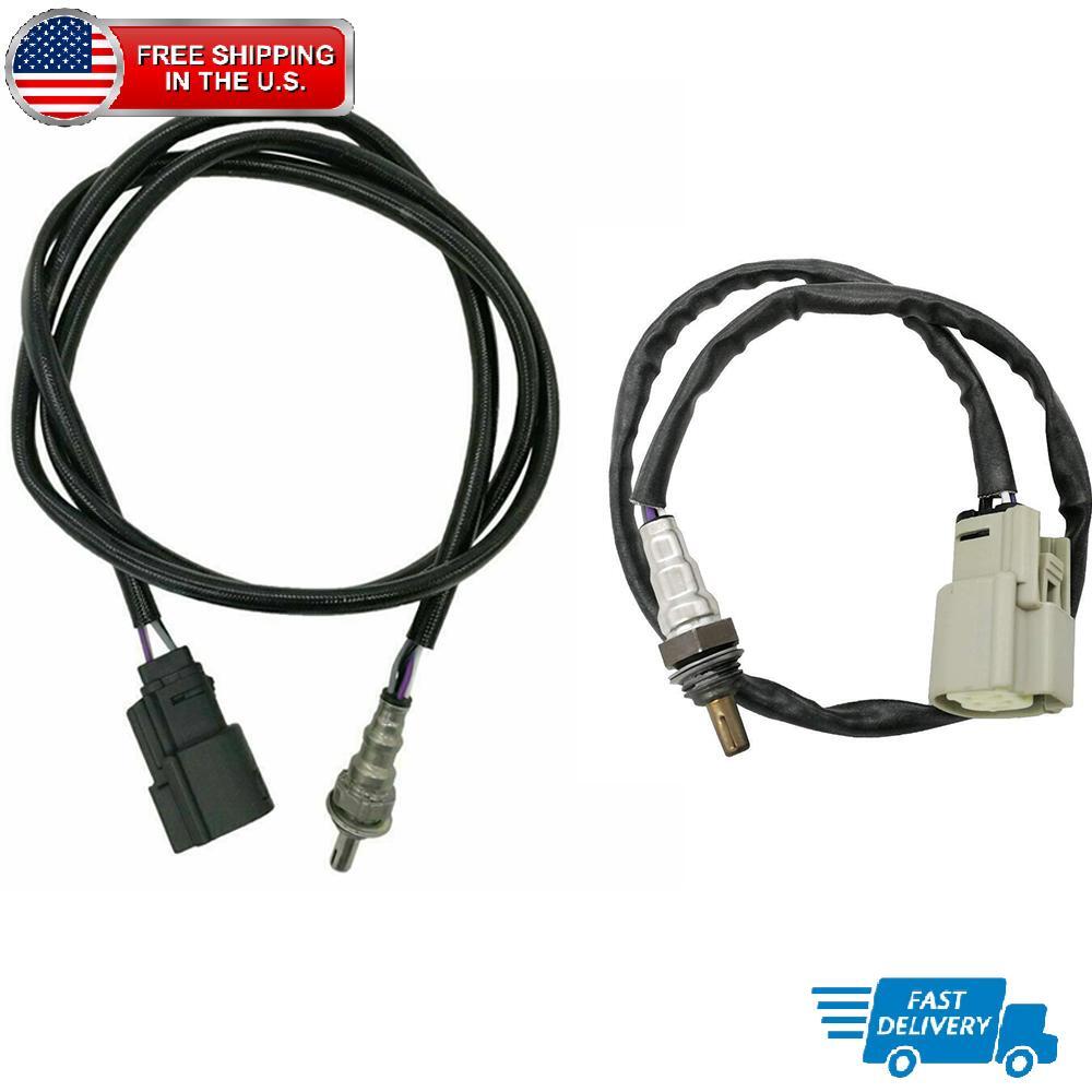 Set Front Rear Oxygen Sensor For 10-17 Harley Electra Tri Street Glide Road King