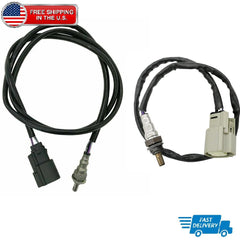 Set Front Rear Oxygen Sensor For 10-17 Harley Electra Tri Street Glide Road King