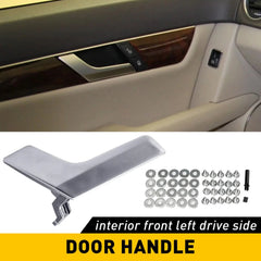 Left Driver Side Matte Inside Door Handle Kit For Mercedes C250 C300 C350 EOA 6B93BC-57