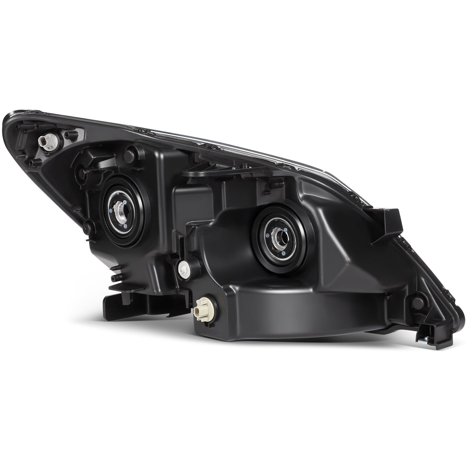 ECCPP Headlights Assembly For Honda Odyssey 3.5L 2008-2010 Pair Kit Black Amber 6B93BC-57
