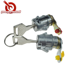 LH RH Door Lock Set with Keys for Toyota Corolla Geo Prizm 1988-1992 69052-12210 6B93BC-57