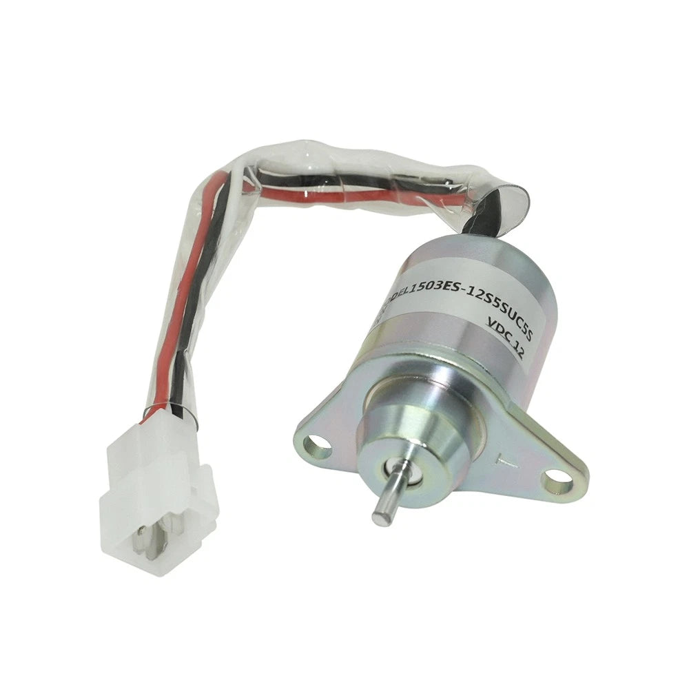 Fuel Shutdown Solenoid Valve for Yanmar Skid Steer Komatsu Excavator John Deere 6B93BC-57