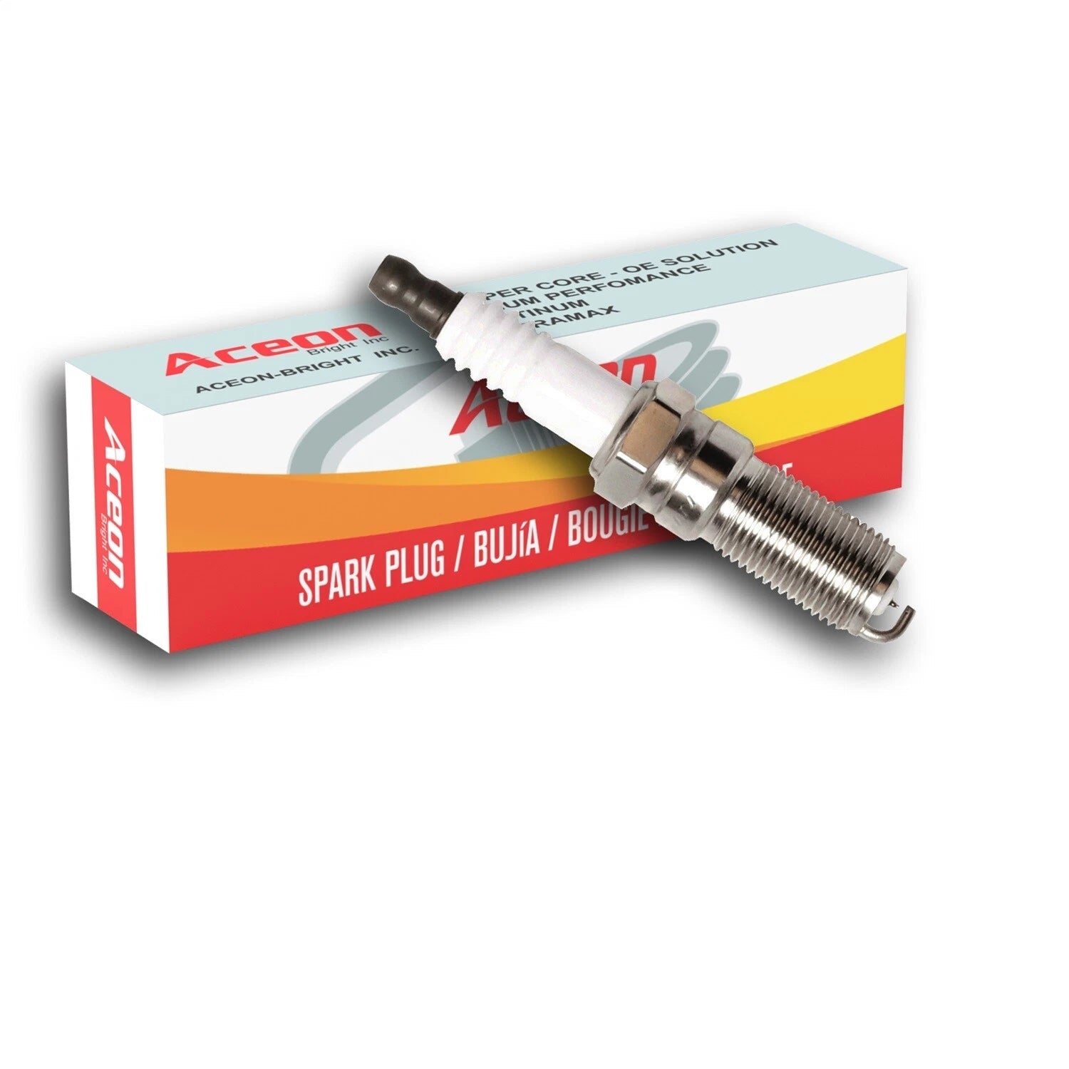 Spark plug compatible with Ford 2010-2021 F-150 Fiesta Focus Lincoln 2010-2021 6B93BC-57