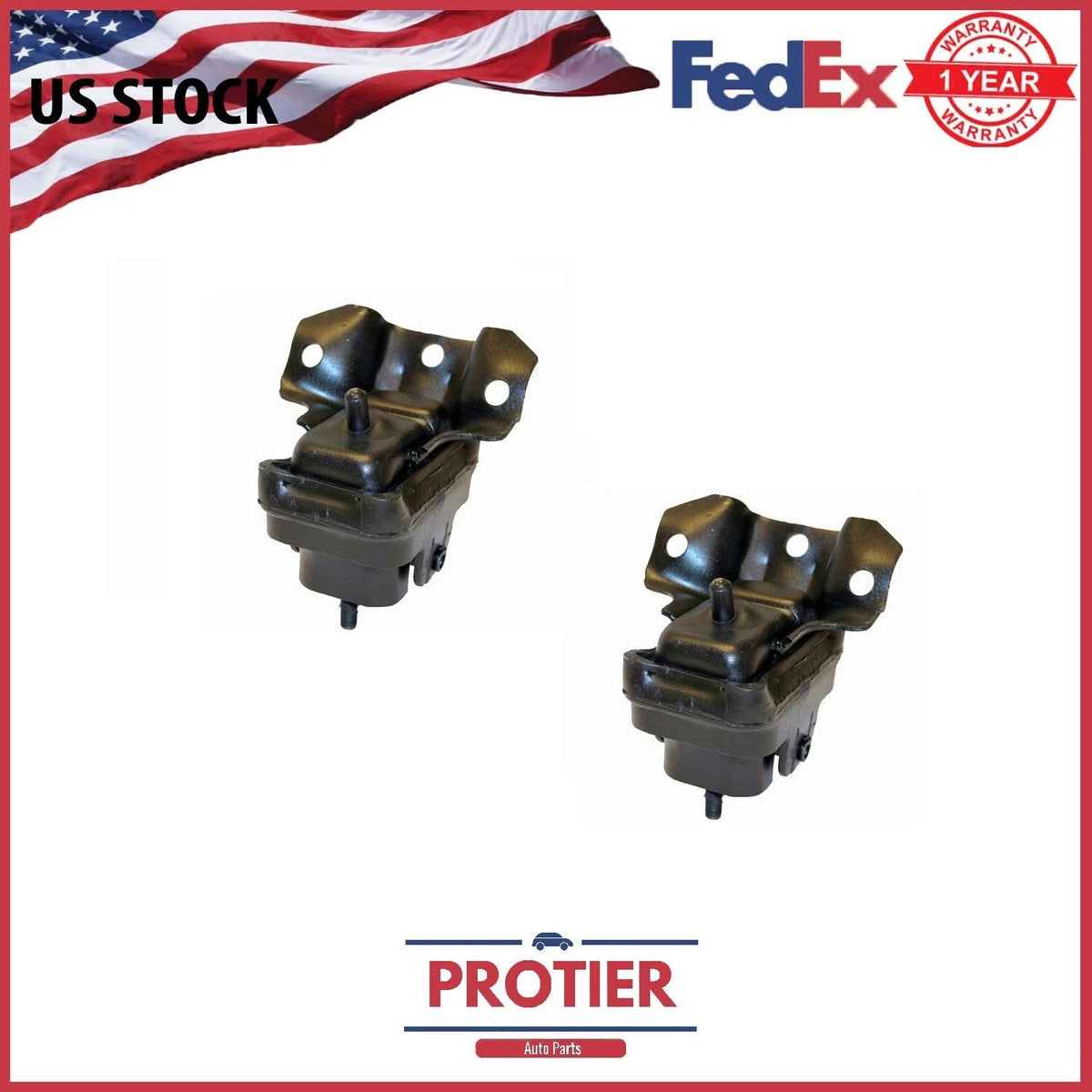 2007-2014 Cadillac Escalade / Chevy Tahoe / GMC Yukon Front Motor Mount Set 2PCS 6B93BC-57