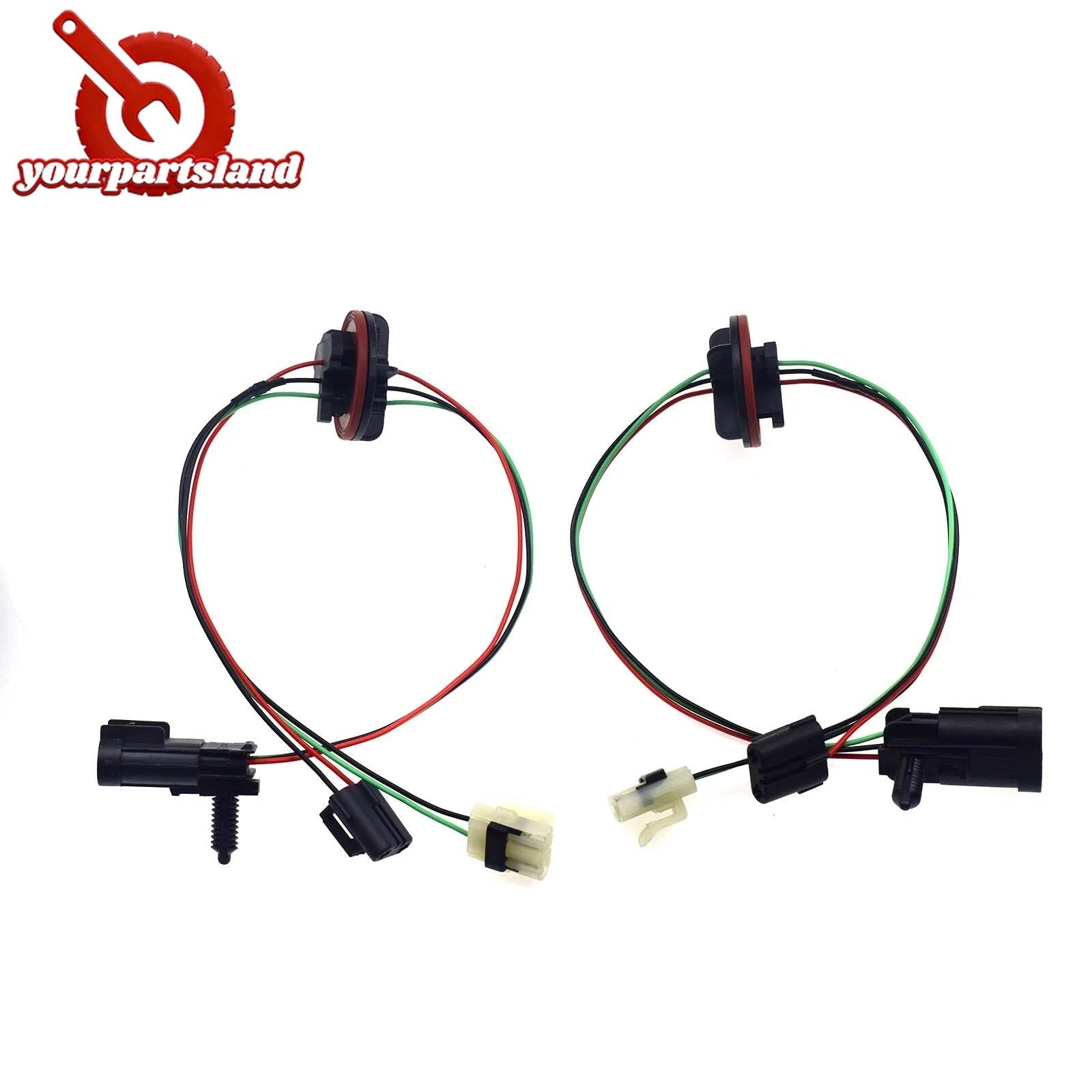 2pcs Headlight Lamp Wiring Harness 09-17 Fit Dodge Ram 1500 2500 Quad Halogen 6B93BC-57
