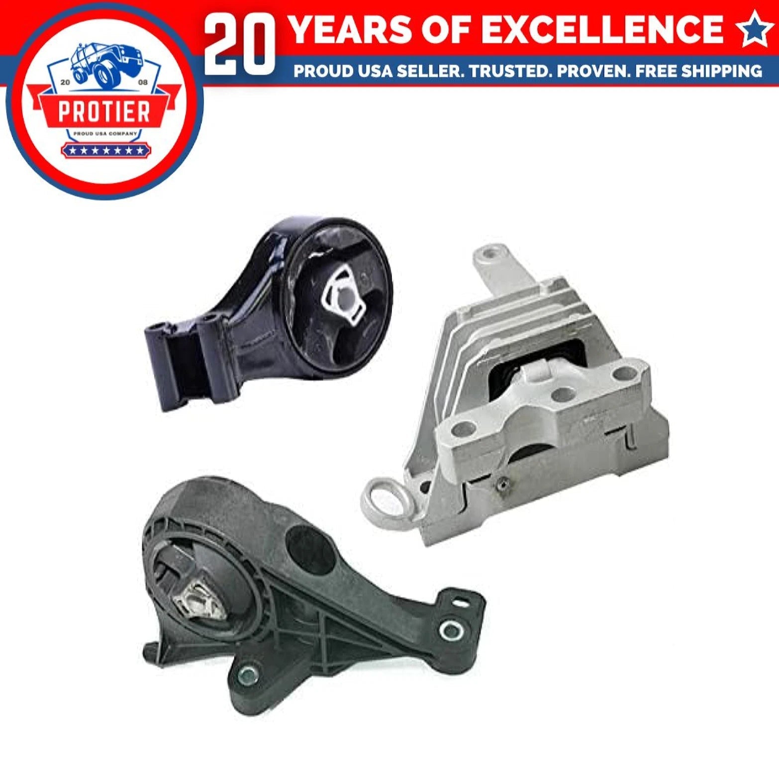 Fits 2010-2016 Buick Allure/LaCrosse 3.0L 3.6L AUTO FWD Motor&Trans Mount 6B93BC-57