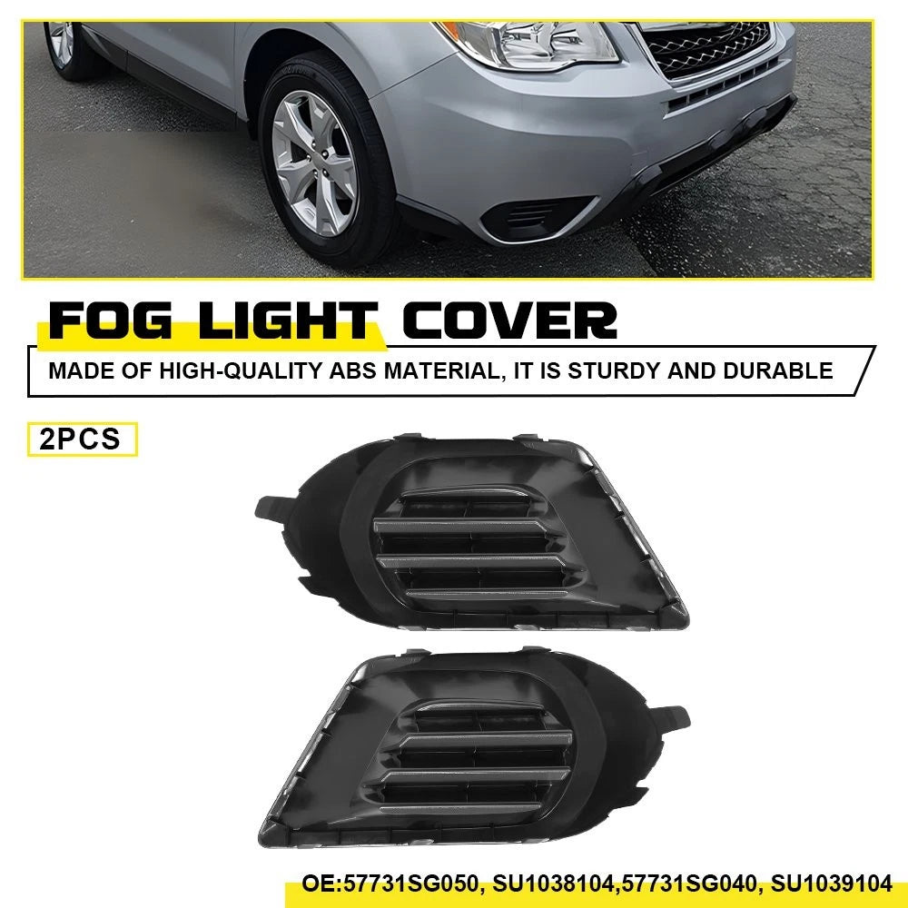 Front Bumper Fog Light Bezel Trim Cover For Subaru Forester 2014-2016 RH LH EOA 6B93BC-57