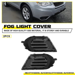 Front Bumper Fog Light Bezel Trim Cover For Subaru Forester 2014-2016 RH LH EOA 6B93BC-57