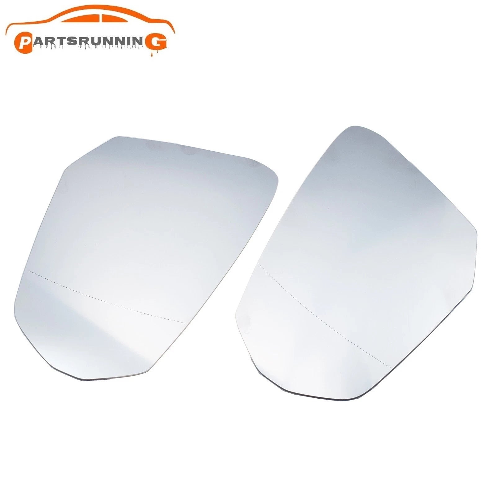 2pcs Pair Rearview Mirror Glass Heated for Audi Q3 2019-2023 Q2/Q2L 2018-2022 6B93BC-57