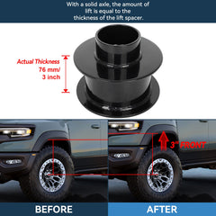 3" Front 2" Rear Leveling Lift Kit For 2005-2023 Ford F-250 Super Duty 4WD Only