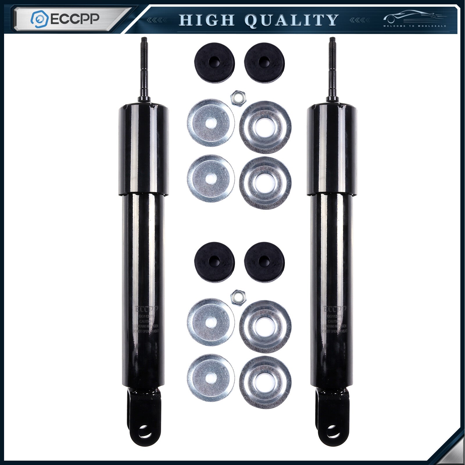 Front Pair Struts Shocks For 2006-2006 Hummer H3 3.5L L5 4WD Left Right 6B93BC-57