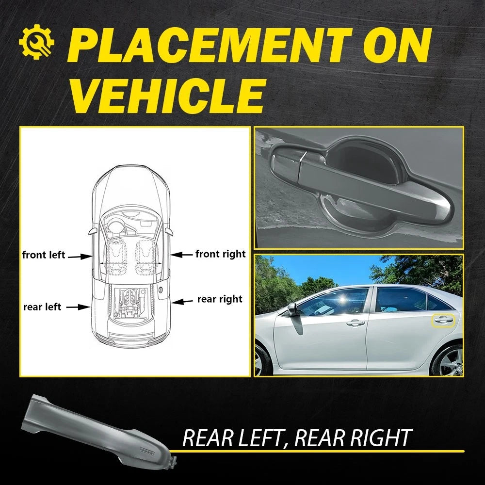 For 12-17 Camry Toyota Code 1G3 Magnetic Gray Metallic Handle Rear Left or Right 6B93BC-57