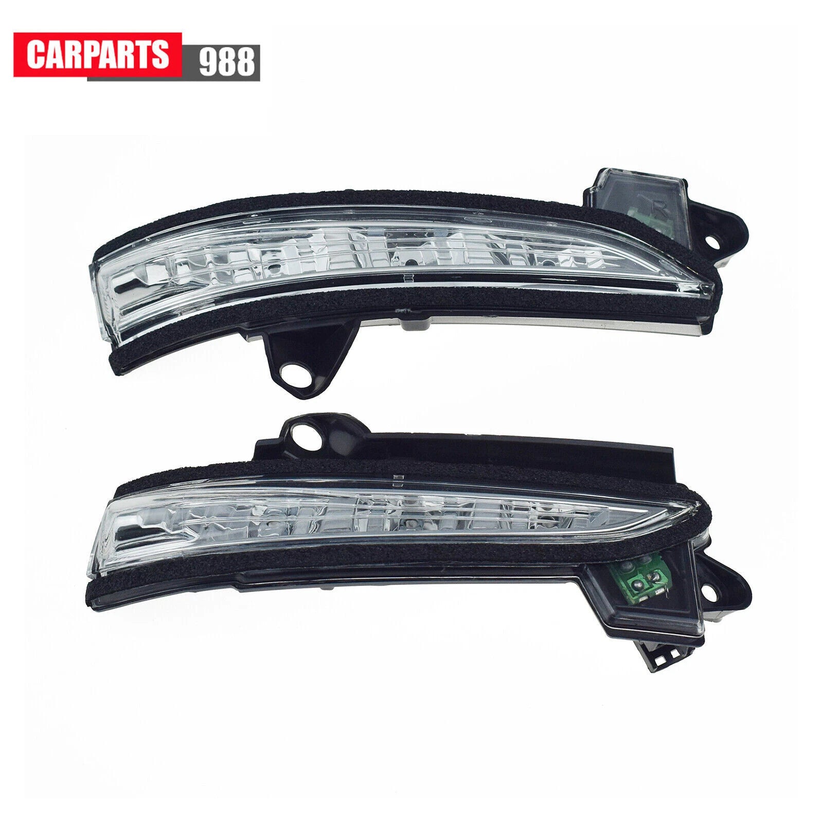 Pair LH RH Mirror Turn Signal Lamp For 13-20 Ford Fusion DS7Z13B375A DS7Z13B374A 6B93BC-57