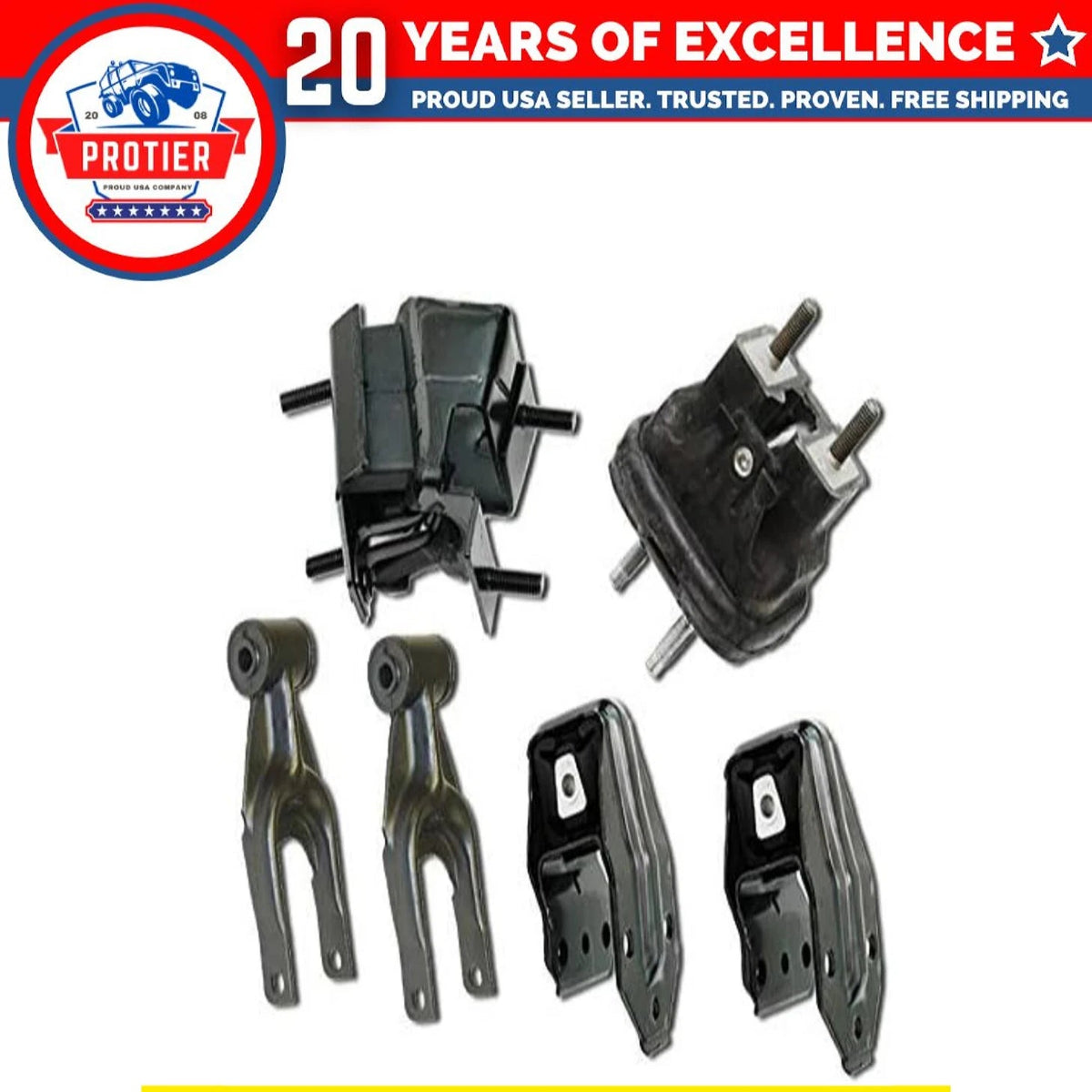 Fits 2008-2009 Buick Allure/LaCrosse 5.3L Engine Motor Mount Set 6pcs 6B93BC-57