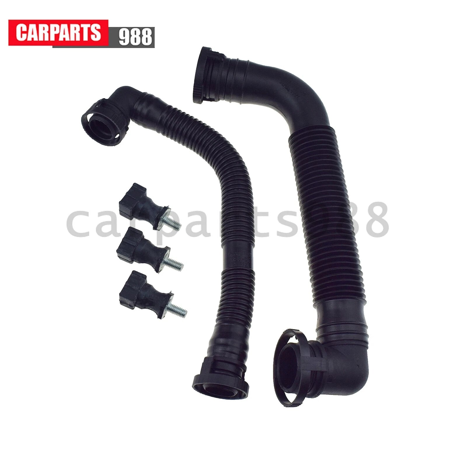 Smog Secondary Air Pump Breather Hose Kit For VW Golf Passat Audi A3 06A131127L 6B93BC-57