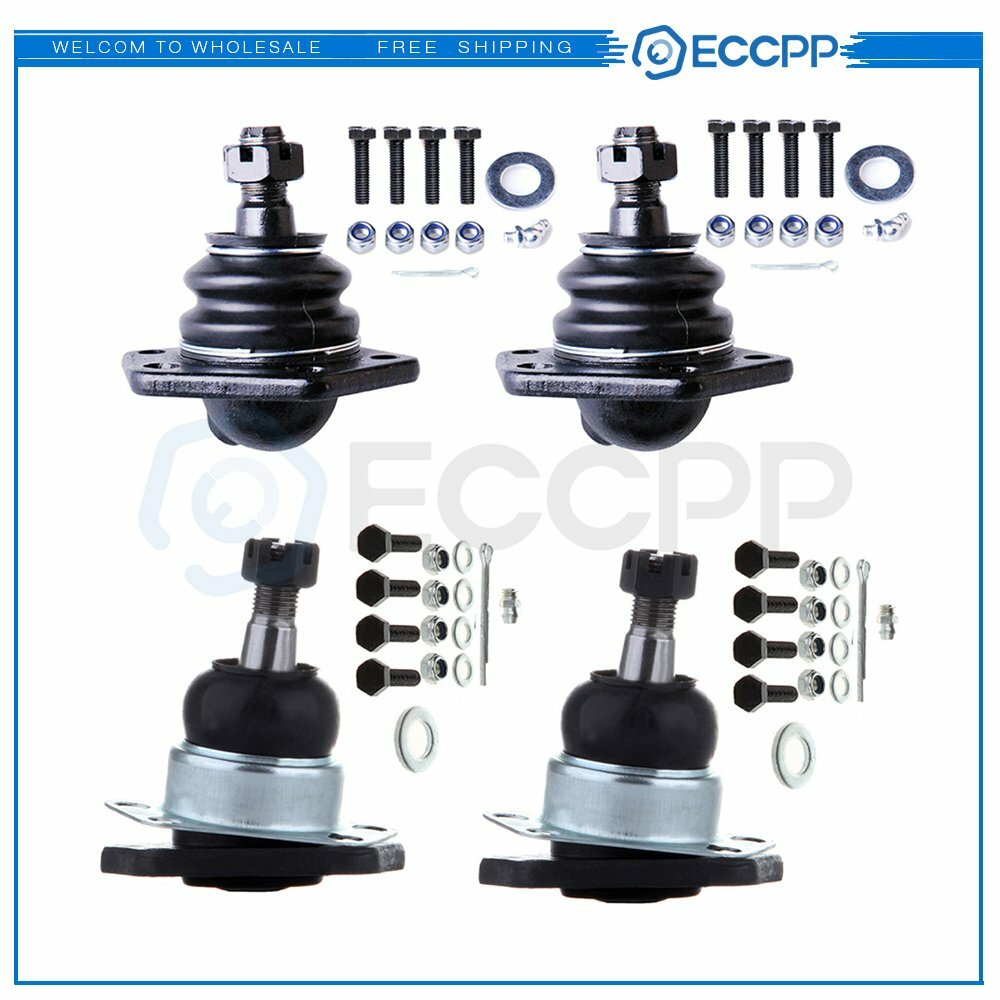 All(4) Front Upper & Lower Ball Joints for 97-05 Chevy Blazer GMC Jimmy 4WD 6B93BC-57