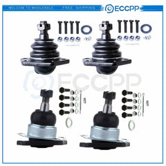 All(4) Front Upper & Lower Ball Joints for 97-05 Chevy Blazer GMC Jimmy 4WD 6B93BC-57