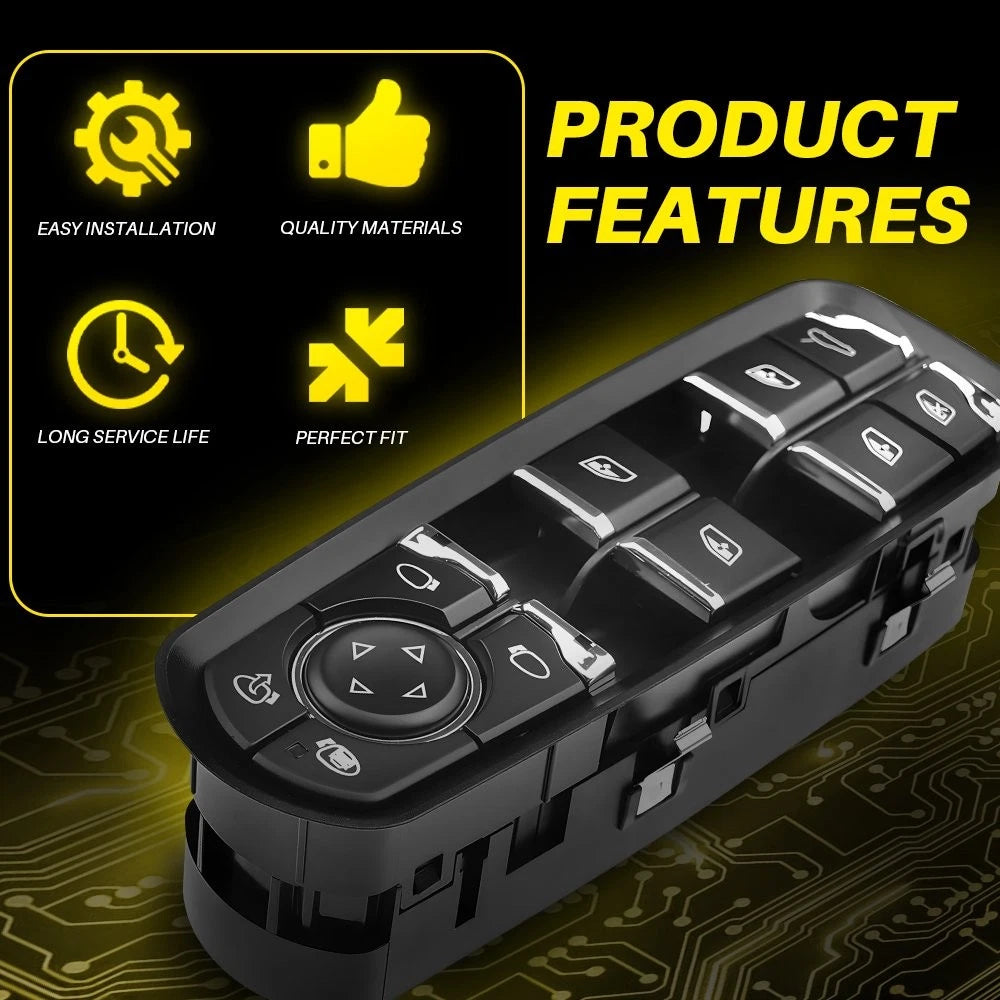 For 2011-18 Porsche Panamera Cayenne 7PP959858AEDML Driver Left Window Switch US 6B93BC-57
