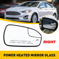 Right Side Power Heated Mirror Glass For 2013-2020 Ford Fusion DS7Z17K707B EOA 6B93BC-57