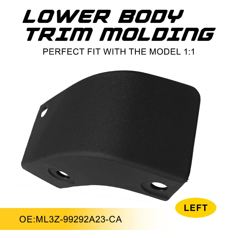 FOR 21 thru 23 F-150 OEM LH/RH Side Stone Rock Guard Rear Trim Molding Kit EOA 6B93BC-57