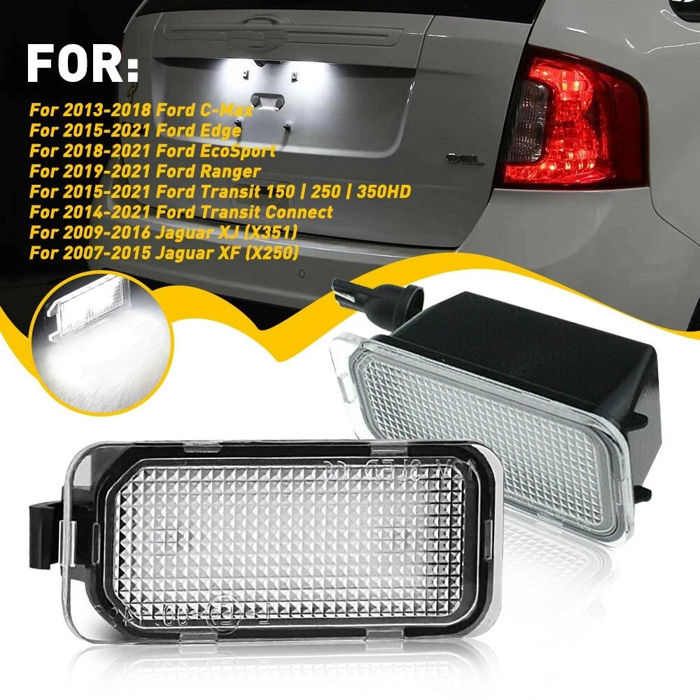 For Ford Transit 150 250 350 HD White LED License Plate Light Lamp CANBUS EOA 6B93BC-57