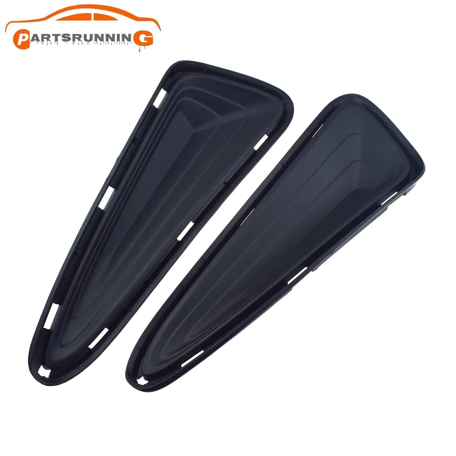Pair Front Left Right Bumper Trim for 2018-19 Toyota C-HR 52128F4040,52127F4040 6B93BC-57