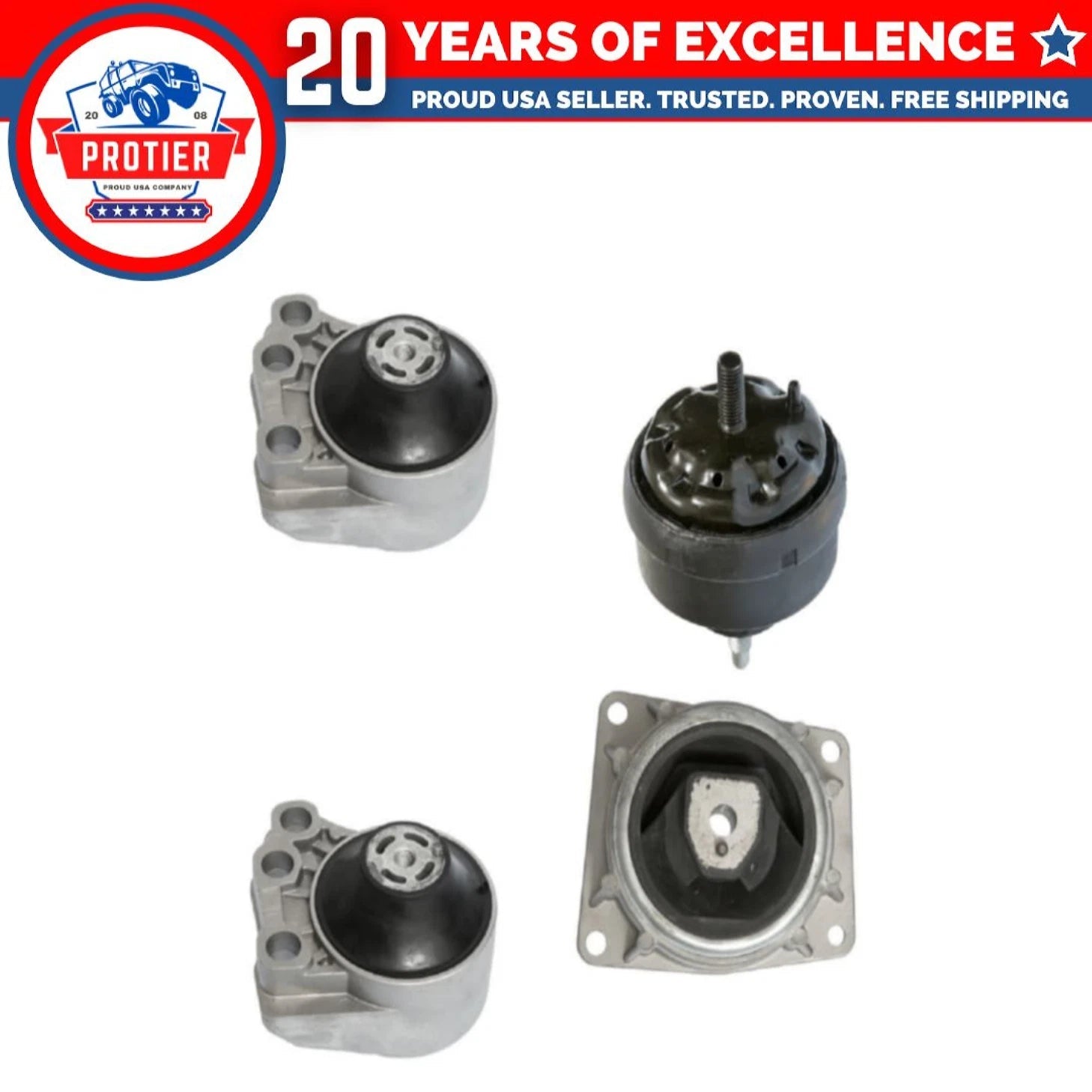 Engine Motor Set 4PCS : 00-03 Saturn L200 LW200 L100 LW1 for Auto 6B93BC-57