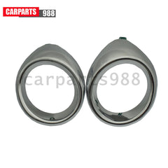 Chrome Front Bumper Fog Light Trim Left Right For 2013-2015 Lexus ES300h ES350 6B93BC-57