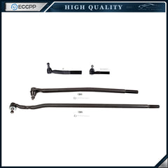 Front Inner Outer Tie Rod End Fit For Dodge Ram 2500 3500 1998-1999 4Pieces 6B93BC-57