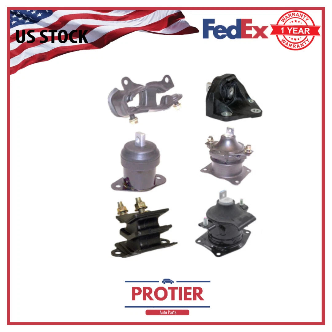 Engine Motor & Trans Mount 6PCS Set Fit 2004-2006 Acura TL 3.2L for Auto Trans 6B93BC-57