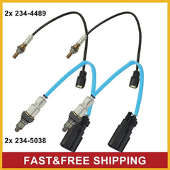 4Pcs Oxygen Sensor Up&Downstream For Ford Edge11-14 Explorer 11-12 3.5L Lincoln 6B93BC-57