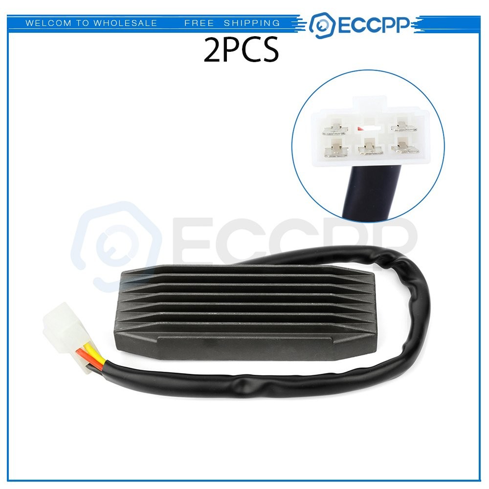 ECCPP 2Pcs Regulator Rectifier Fits SUZUKI VS1400 VS1400GLP BOULEVARD 2005-2009 6B93BC-57