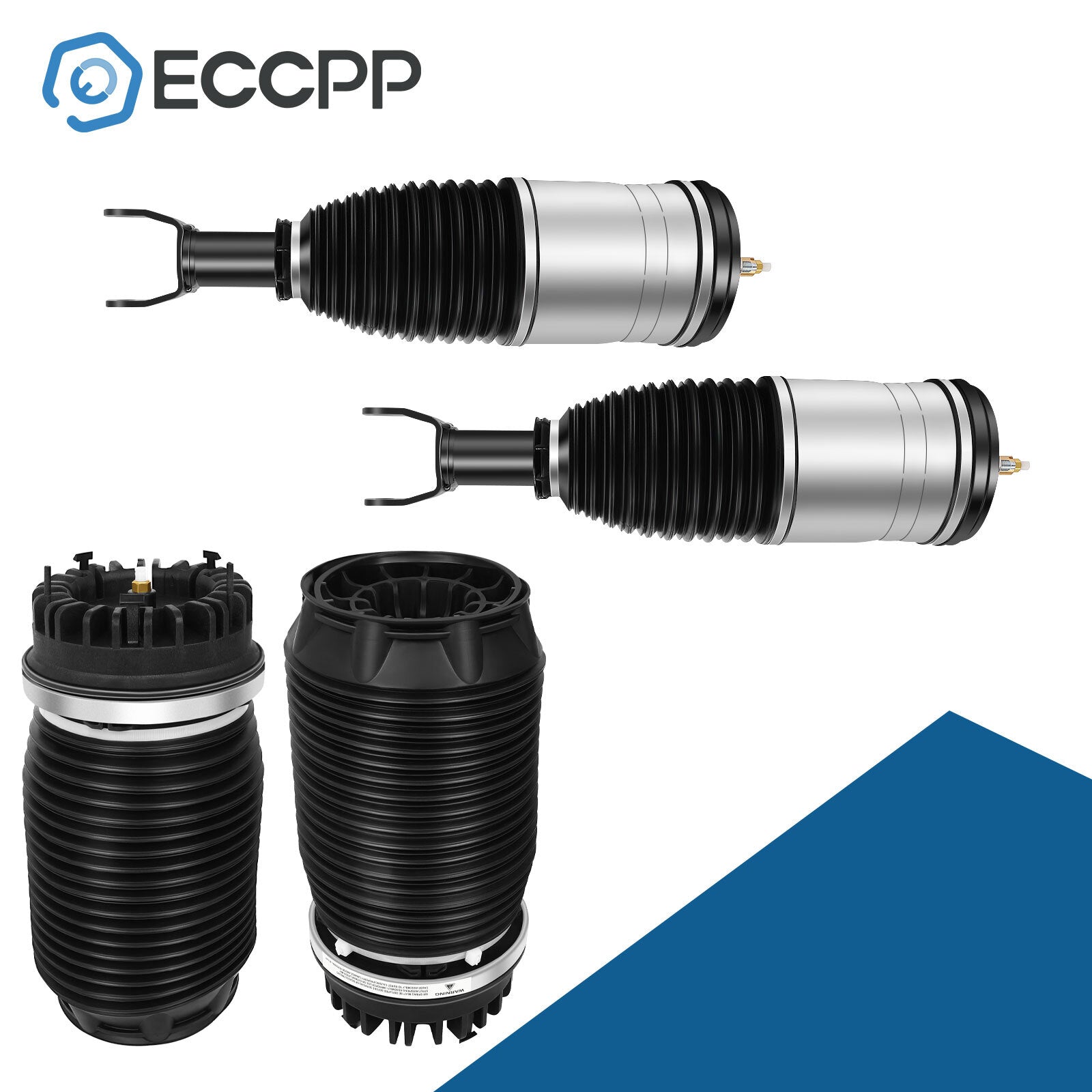 4Pcs Front Rear Air Suspension Shock Strut For Dodge Ram 1500 Limited 2013-2019 6B93BC-57