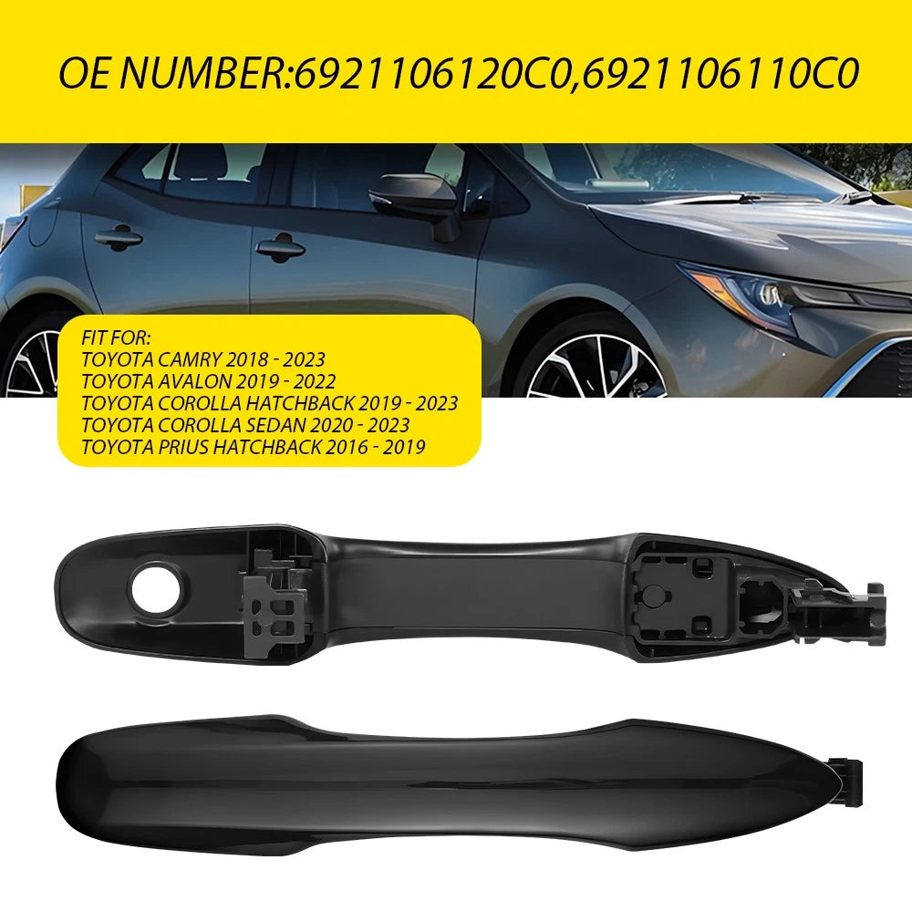 2X Car Exterior Outside Outer Door Handle For Toyota Camry/Avalon/Corolla/Prius 6B93BC-57
