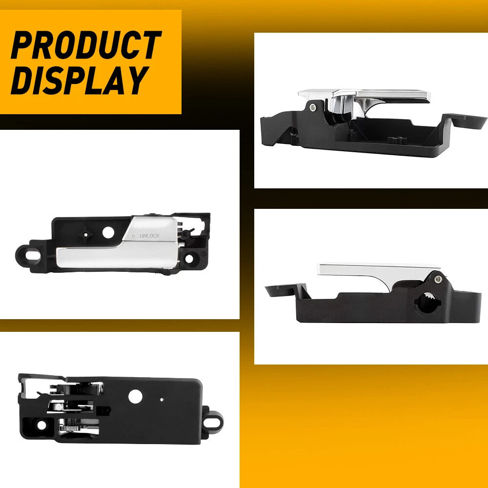 For Ford 2006-12 Fusion Rearont Inner Inside Door Handle Chrome Driver Passenger 6B93BC-57