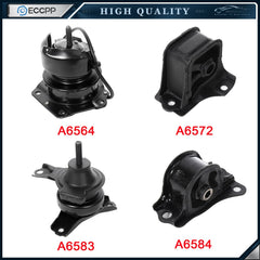 ECCPP 4Pcs Motor & Trans Mount For 1998 1999 2000 2001 2002 Honda Accord 2.3L 6B93BC-57