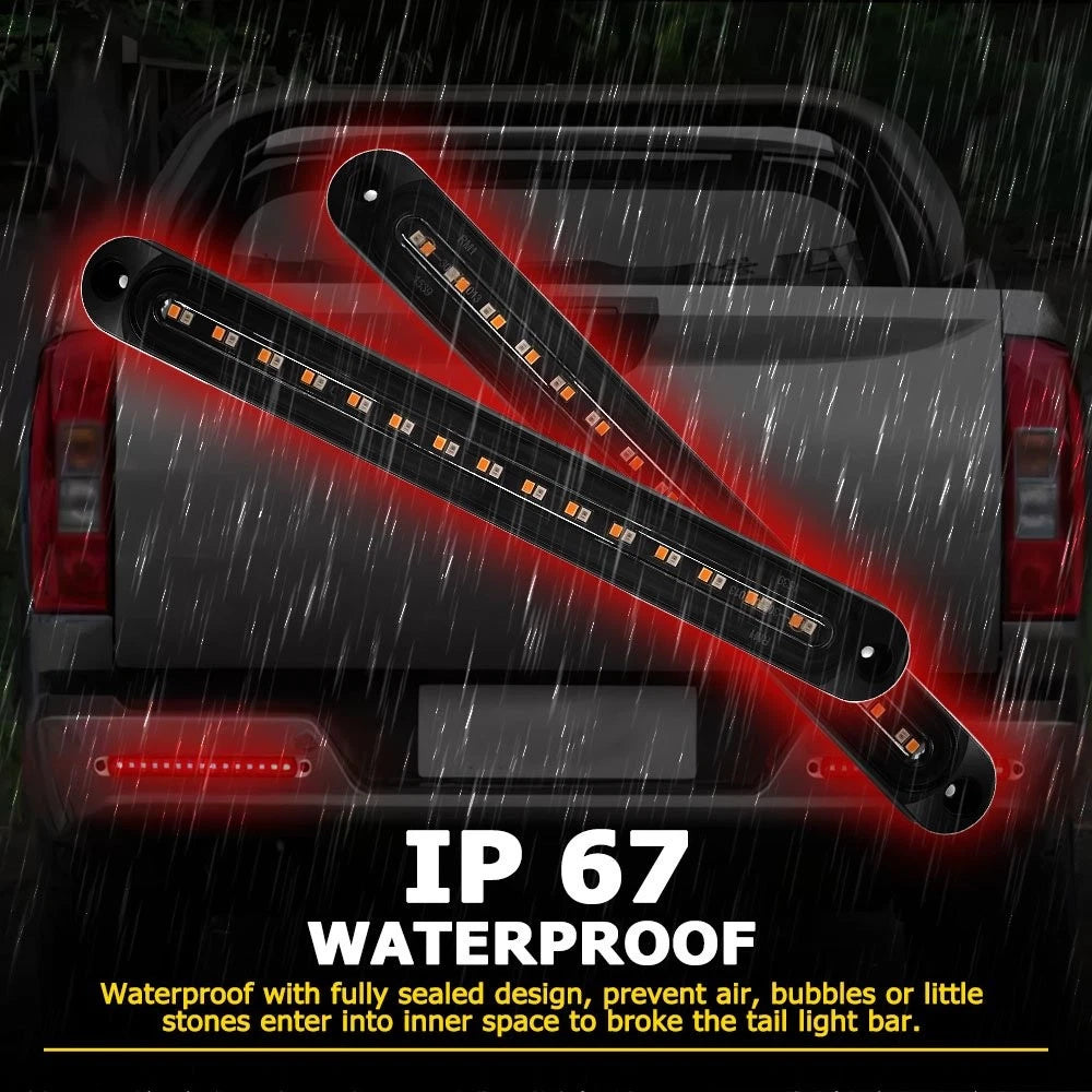 Sequential LED Light Bar DRL Brake Flowing Turn Signal Stop Tail Strip Truck EOA 6B93BC-57