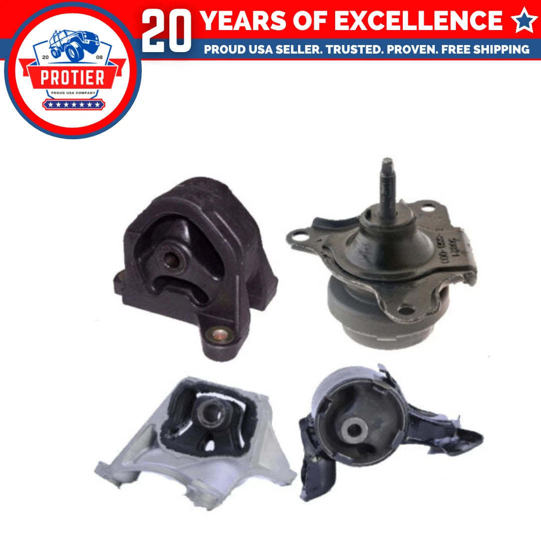 Fits 2002-2006 Acura RSX 2.0L MANUAL Trans Motor & Trans Mount Set 4PCS 6B93BC-57