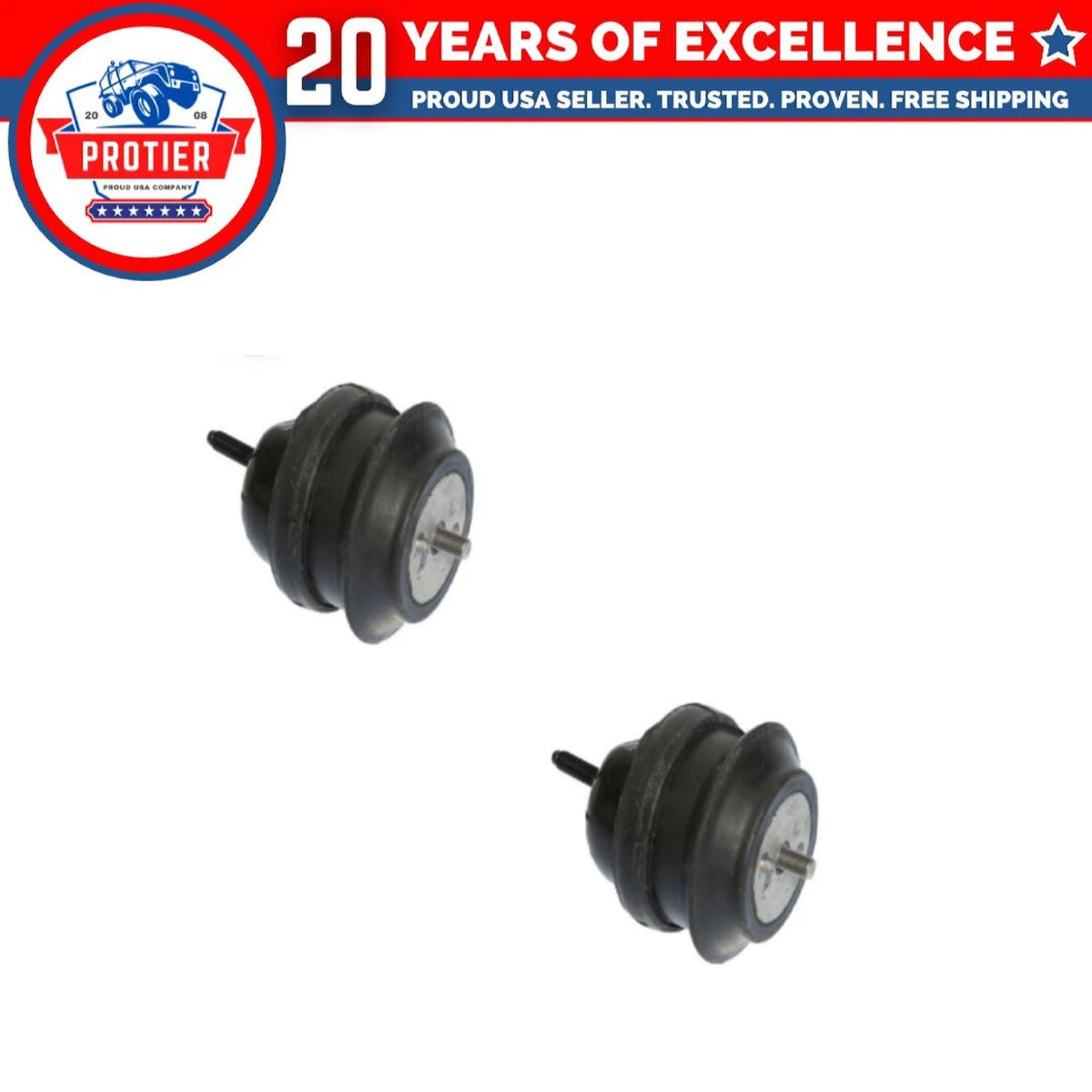 Engine Motor Mount Set 2PCS Compatible for 2004-2006 Chrysler Pacifica 3.5L / 6B93BC-57