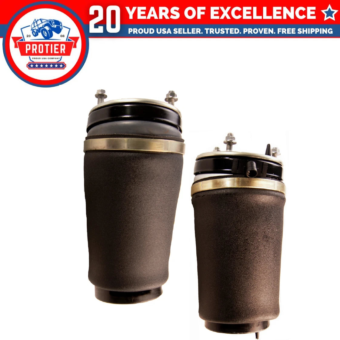 Front Left & Right Suspension Air Spring 2PCS Fit 03-12 Land Rover Range Rover 6B93BC-57