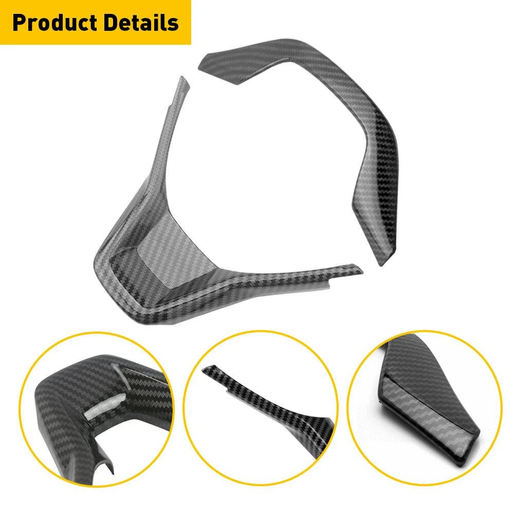 For Honda Accord 2018-2021 Steering Wheel Frame Cover Trim Carbon Fiber Style EA 6B93BC-57