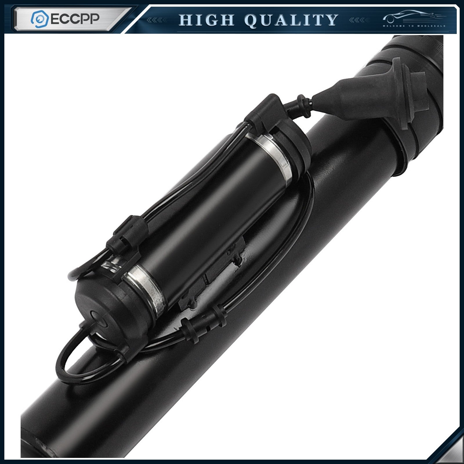 3PCS Rear Air Suspension Strut & Air Compressor For Mercedes W220 S350 S430 S500 6B93BC-57