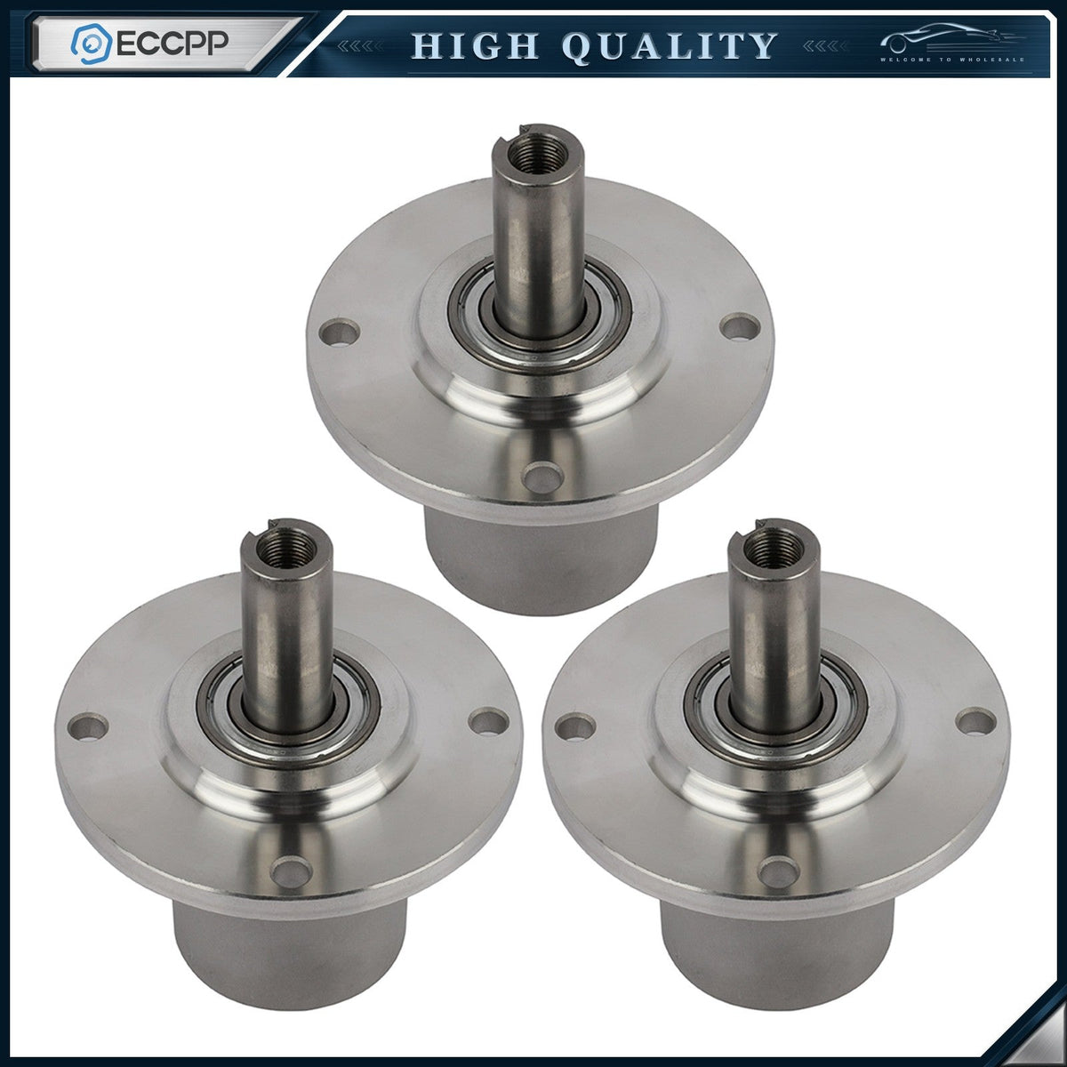 3 Spindle Assembly Replaces For Bobcat Bunton ZT223 52" Deck Center 2720758 KOEEP