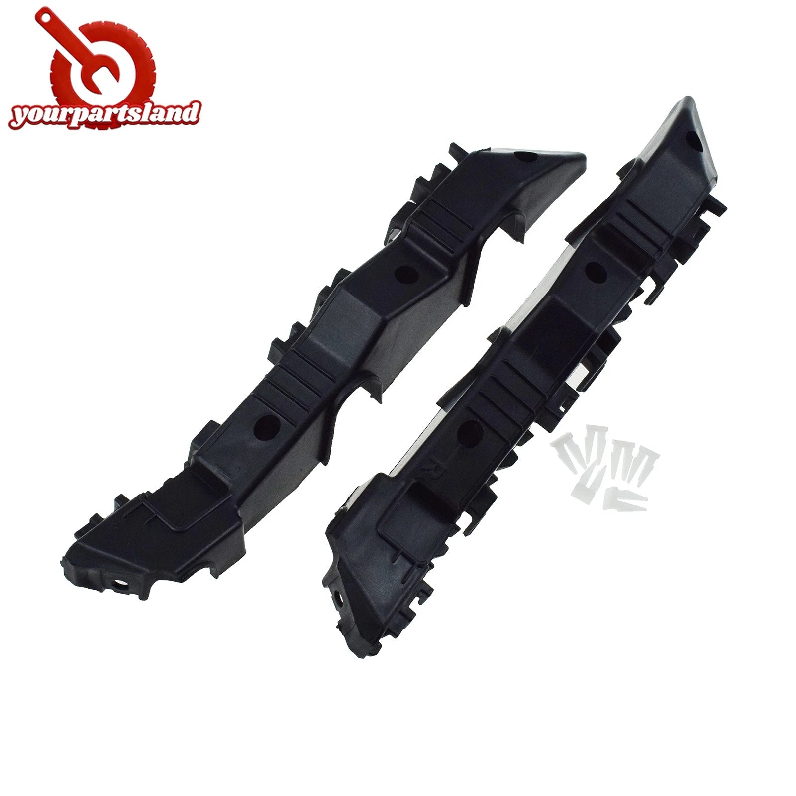 LH & RH Front Bumper Retainer Bracket Support 2Pcs for Kia Rio 2018 2019 2020 6B93BC-57